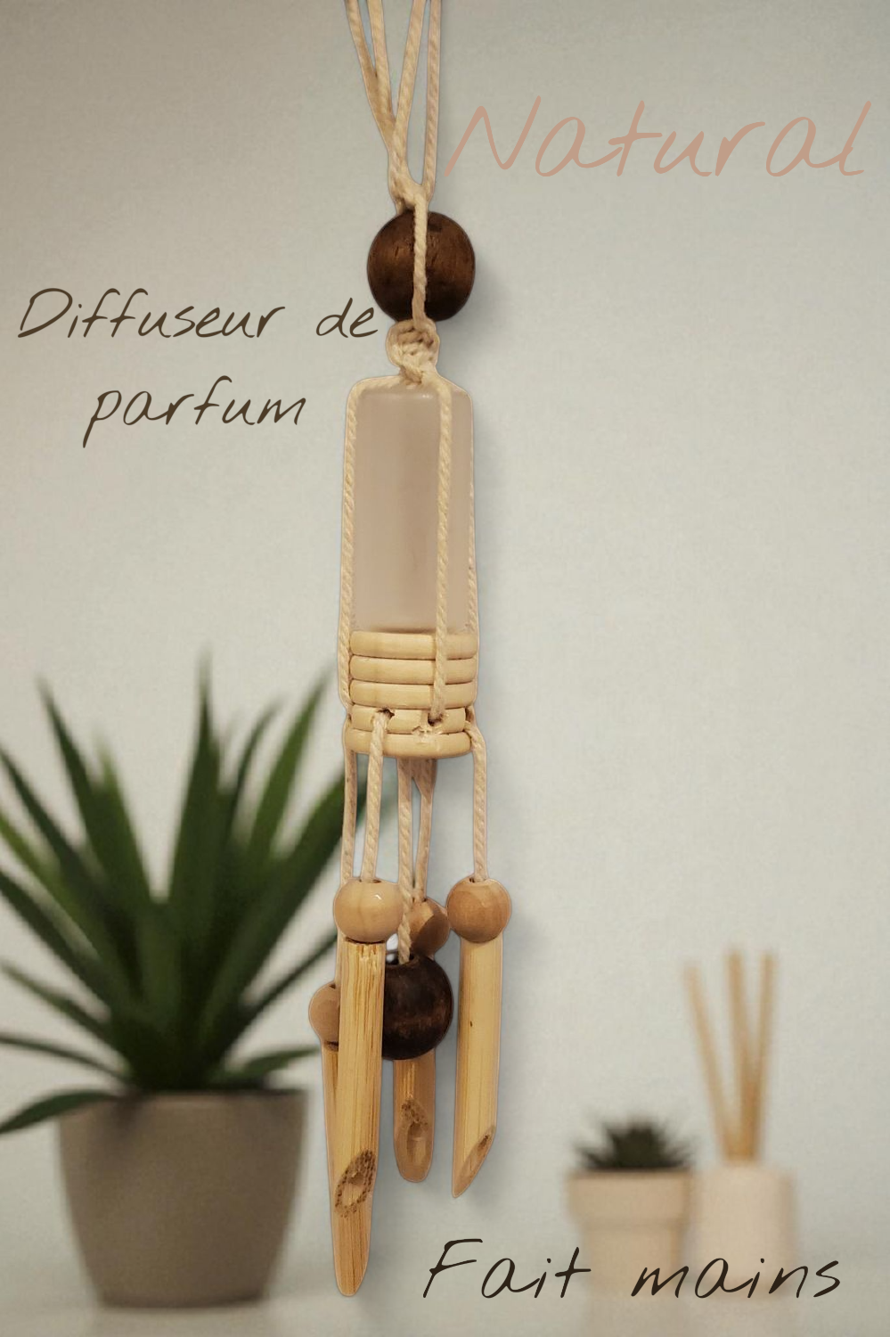 Diffuseur de parfum Carillon Bois, Bambou